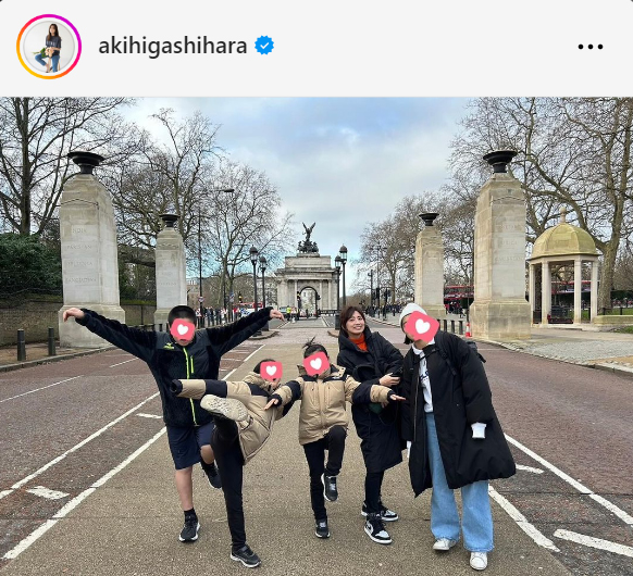東原亜希のインスタグラムから