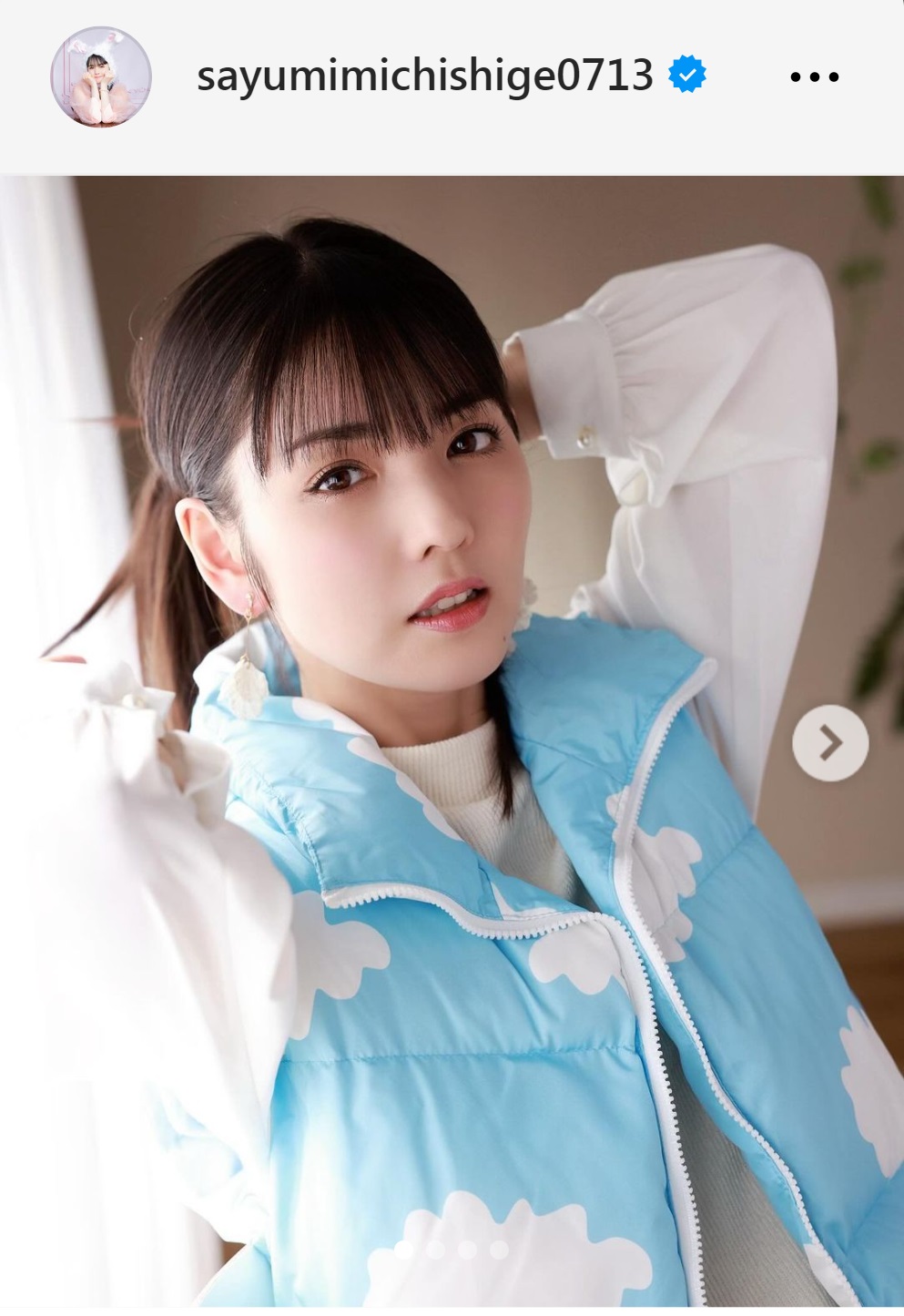 道重さゆみのインスタグラムから