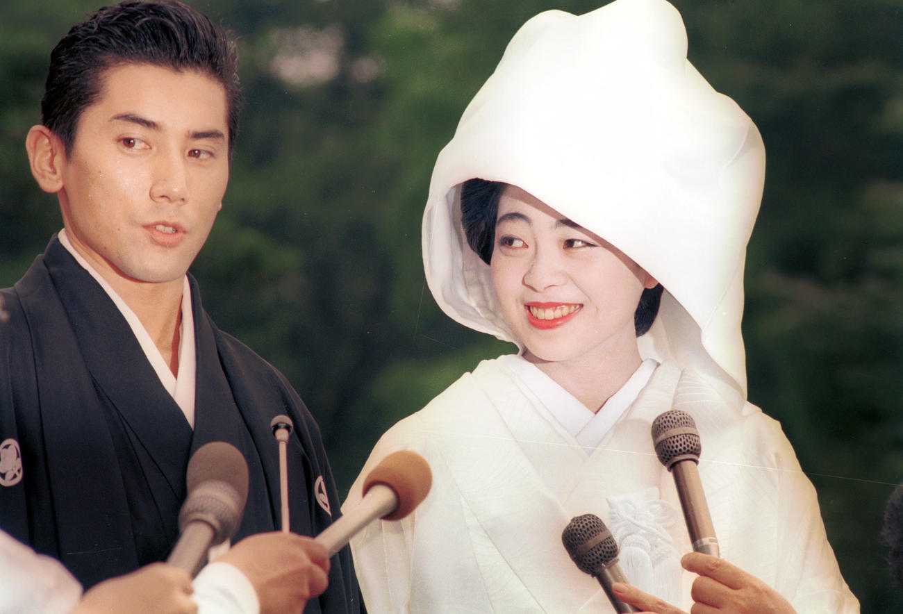 本木雅弘と内田也哉子さんの結婚式（1995年7月撮影）