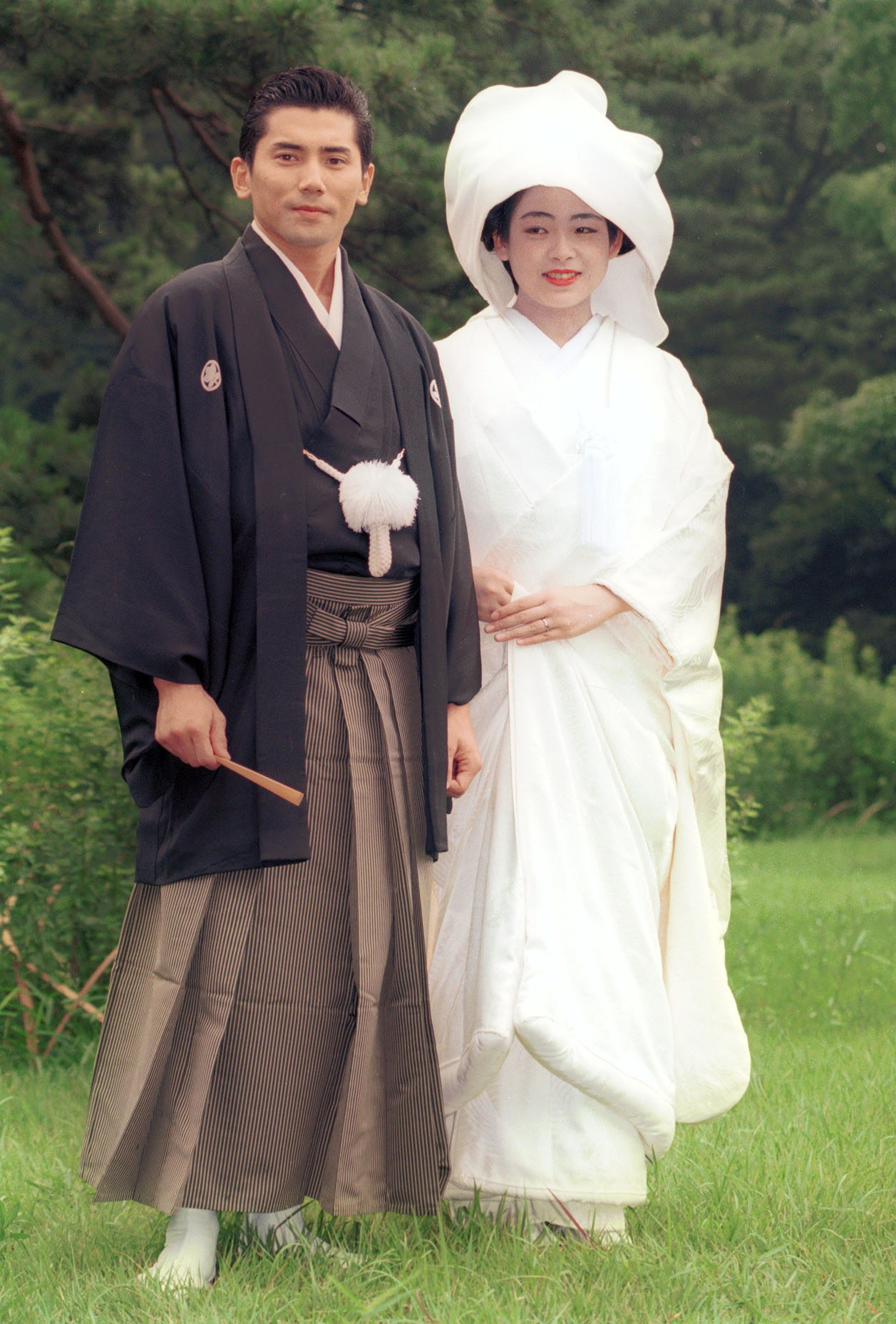 本木雅弘と内田也哉子さんの結婚式（1995年7月撮影）