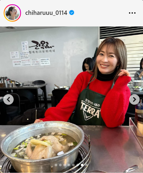 新山千春のインスタグラムから