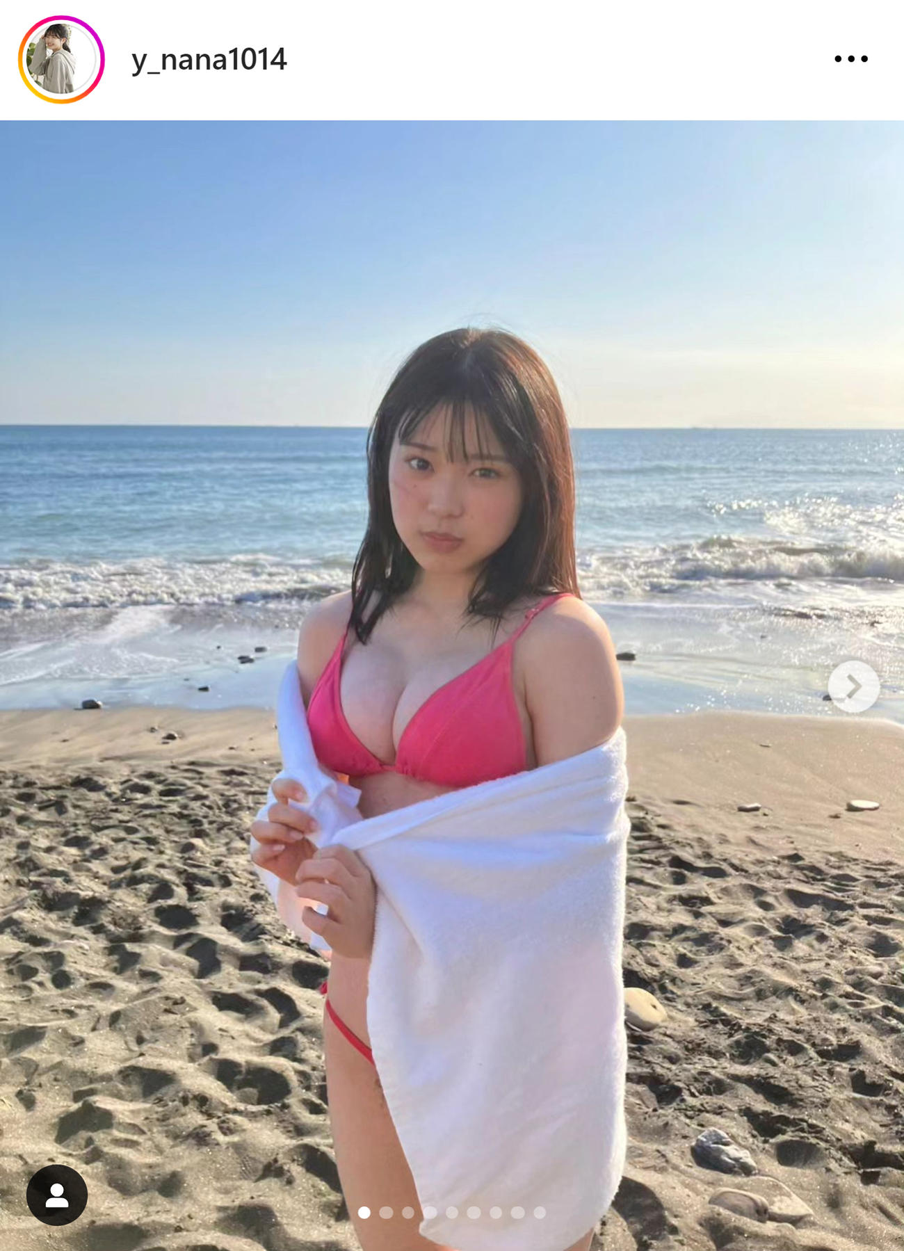 矢野ななかのインスタグラムから