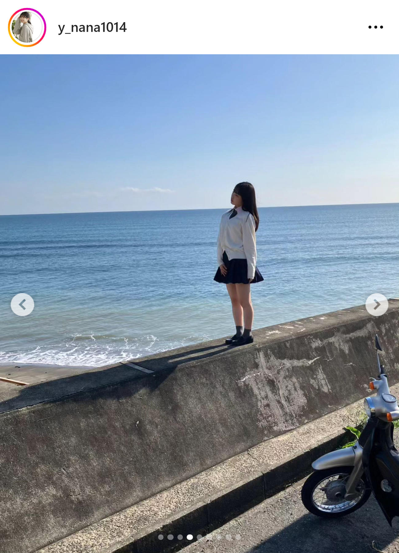 矢野ななかのインスタグラムから