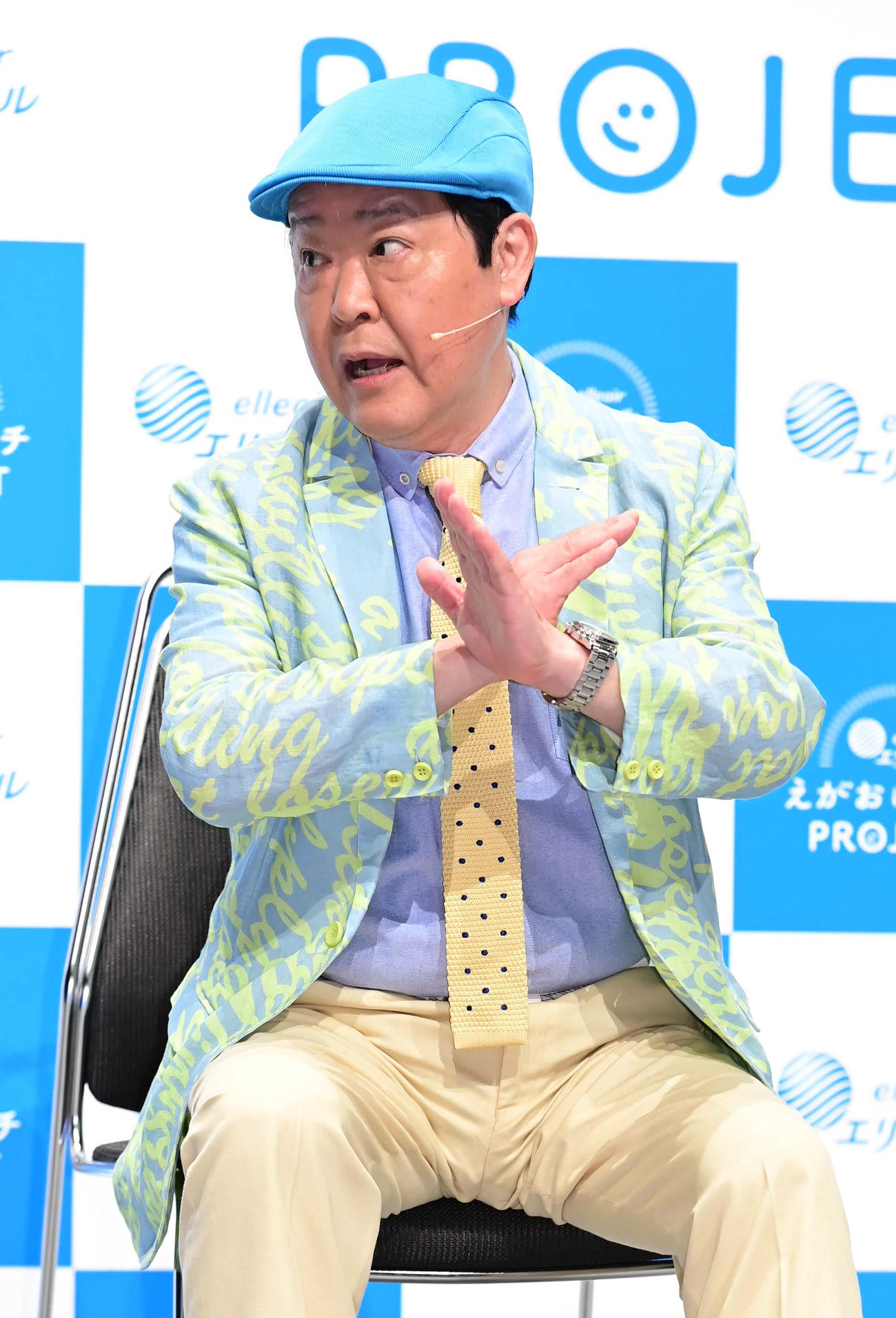 上島竜兵さん（2022年4月撮影）