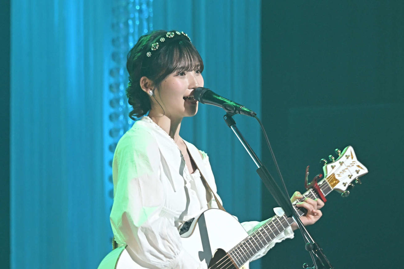 メジャーデビュー記念ライブを行った矢作萌夏