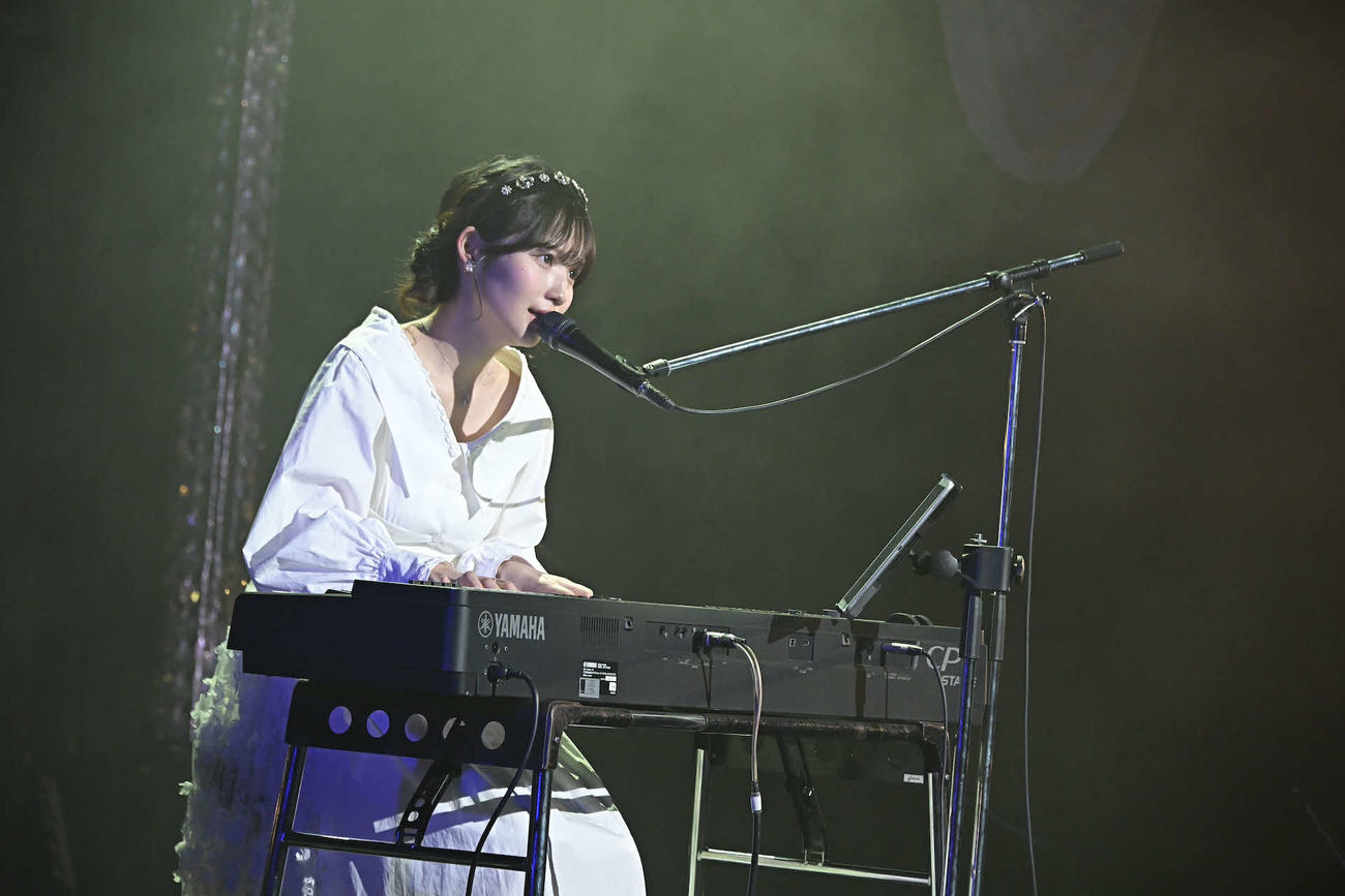 メジャーデビュー記念ライブを行った矢作萌夏