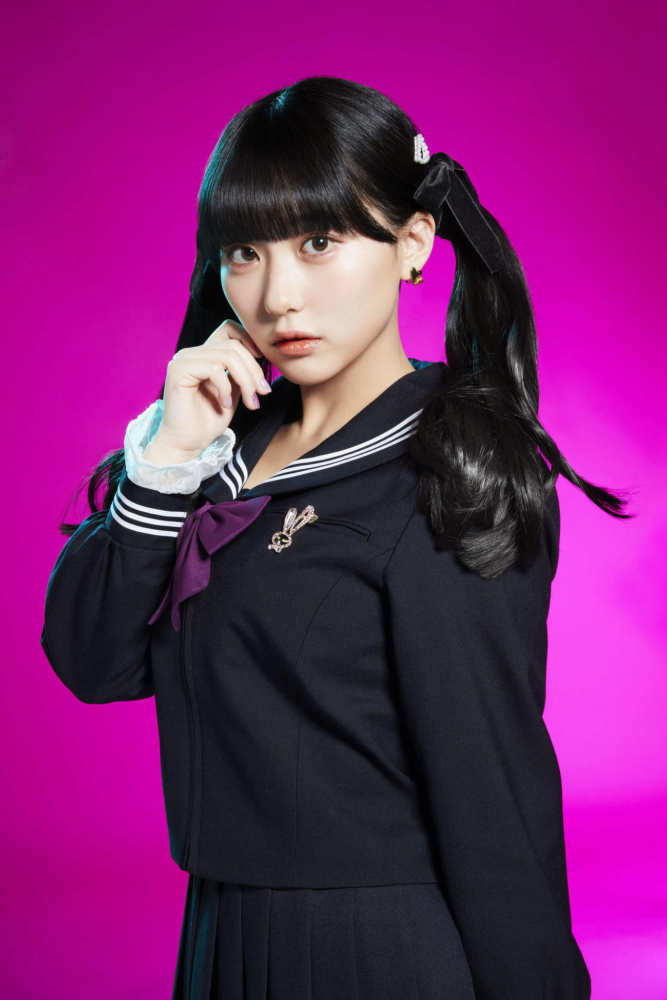ドラマ「シンデレラ・コンプレックス」で地雷系女子高生を演じる田中美久