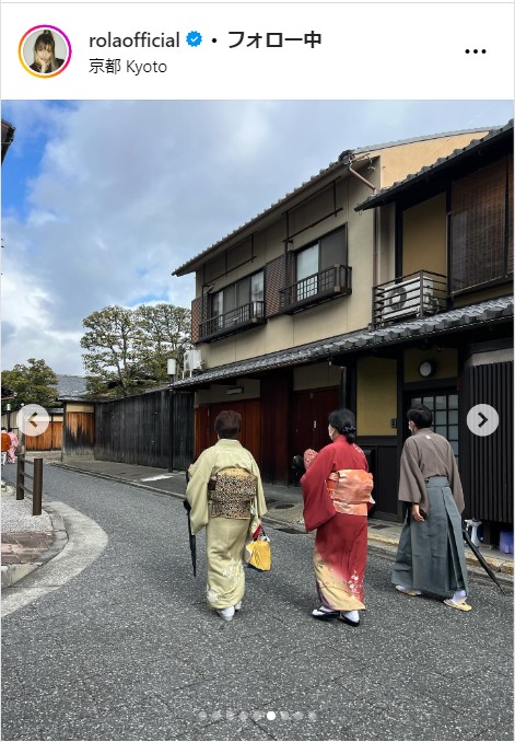 ローラの公式インスタグラムから