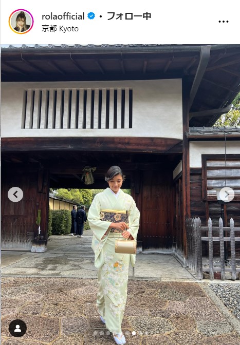 ローラの公式インスタグラムから