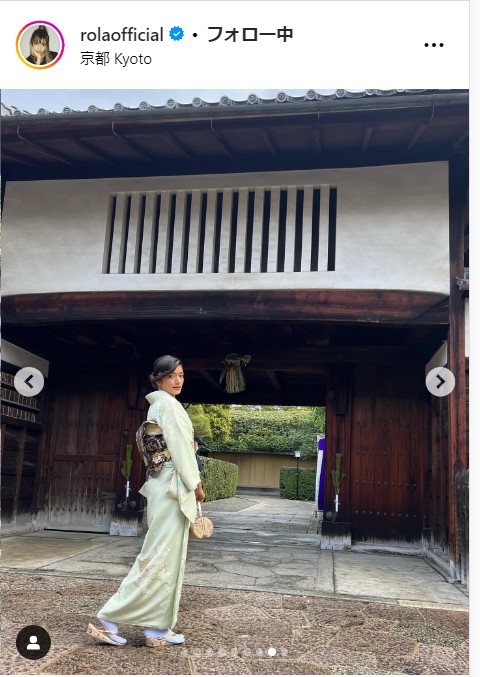 ローラの公式インスタグラムから
