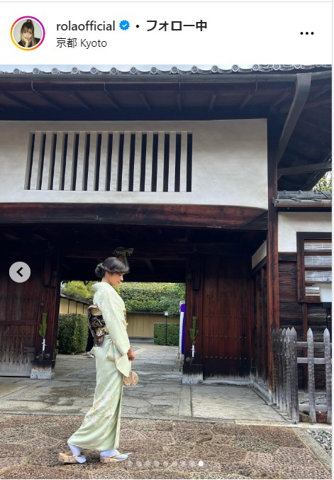 ローラの公式インスタグラムから