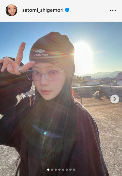 重盛さと美のインスタグラムから