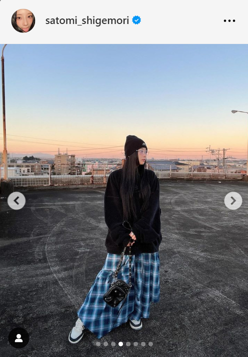 重盛さと美のインスタグラムから