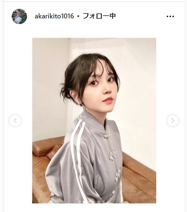 鬼頭明里のインスタグラムから