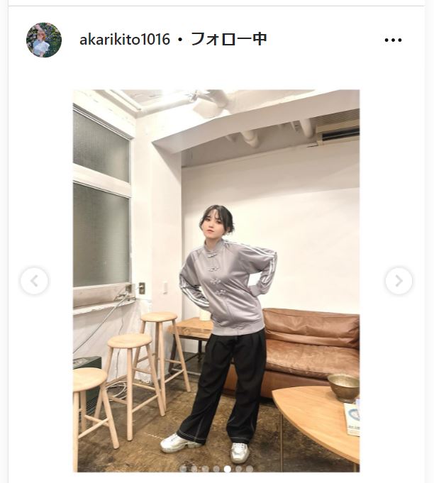 鬼頭明里のインスタグラムから