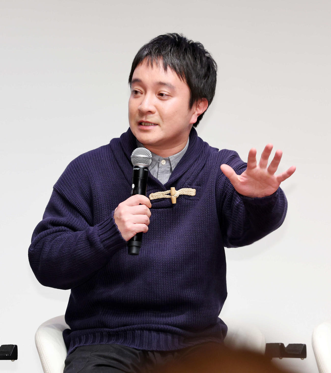 ドラマ「春になったら」製作発表に臨む濱田岳（撮影・鈴木正人）