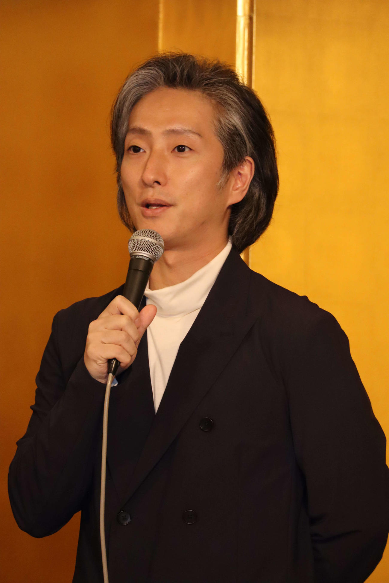 「歌舞伎町大歌舞伎」の記者懇親会を行った中村七之助