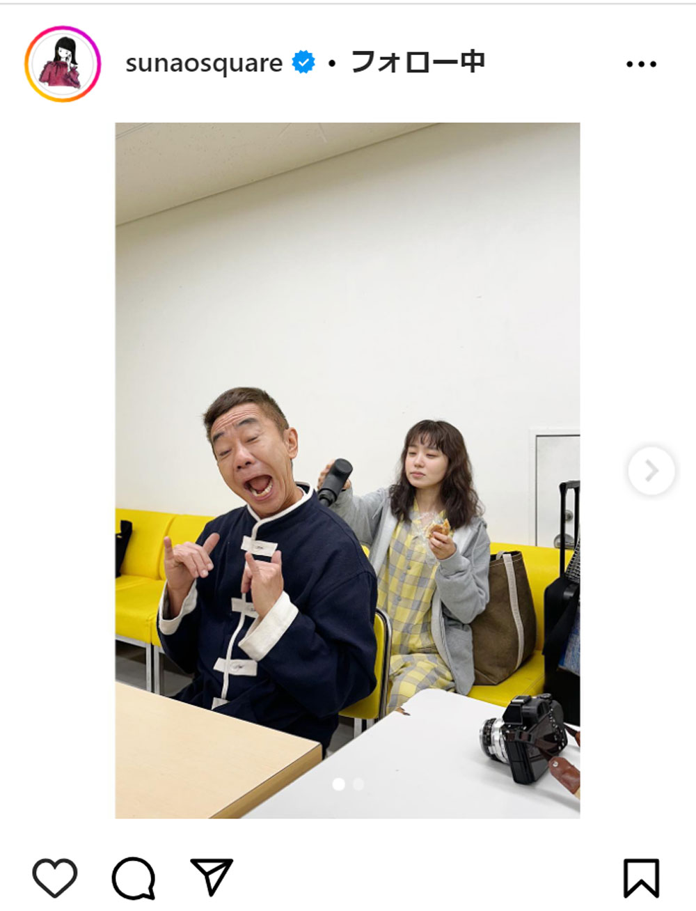 奈緒のインスタグラムから