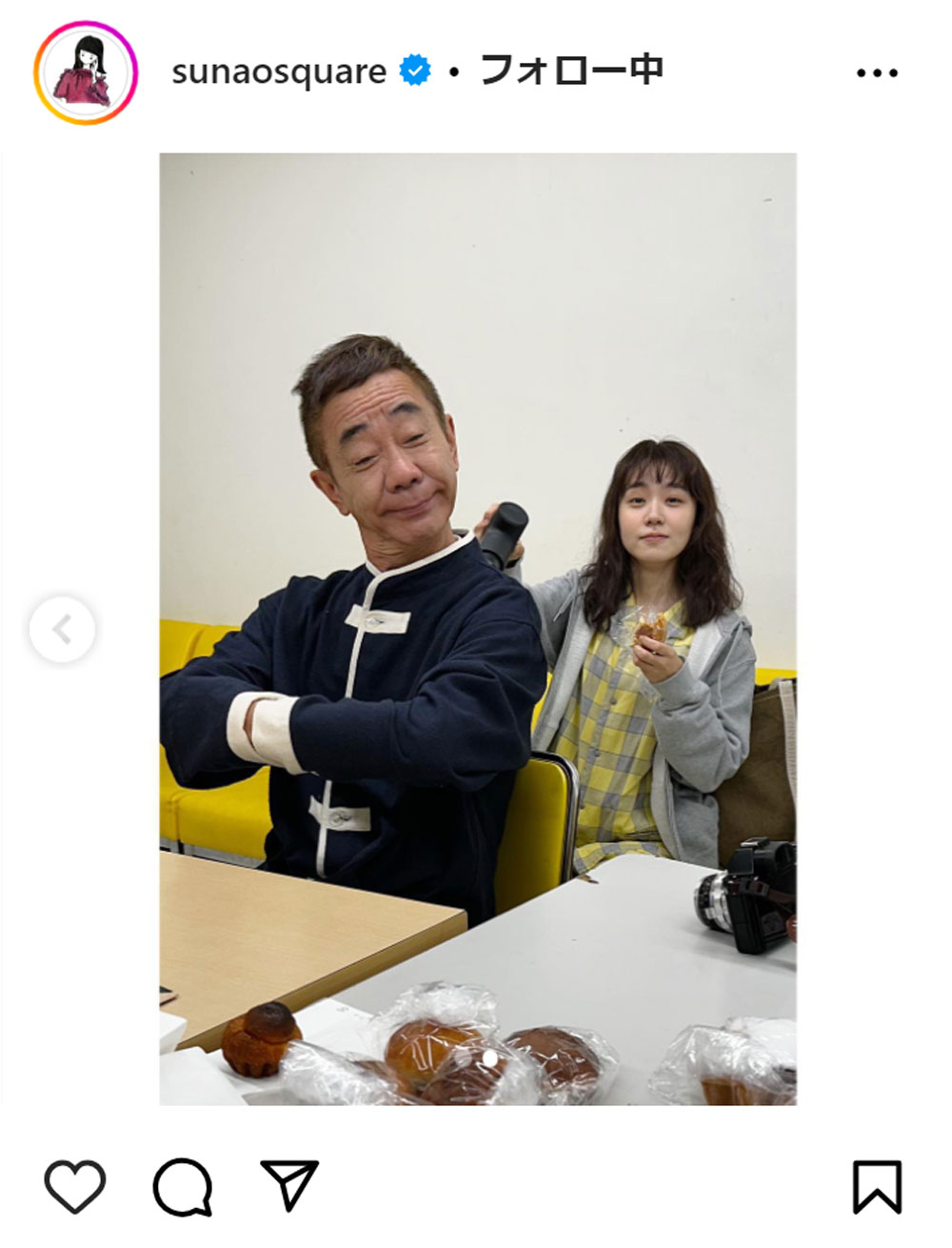 奈緒のインスタグラムから