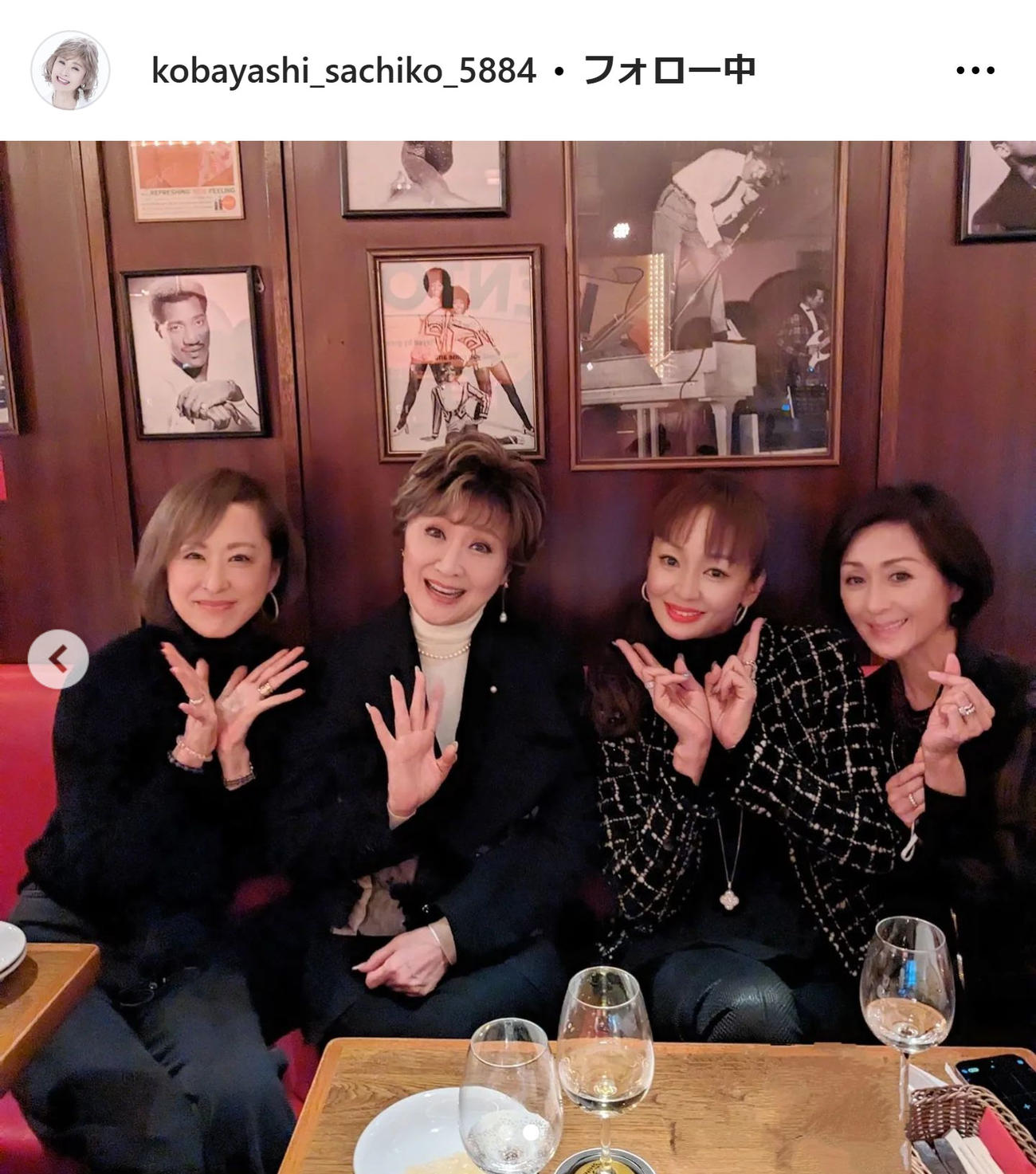 小林幸子のインスタグラムから