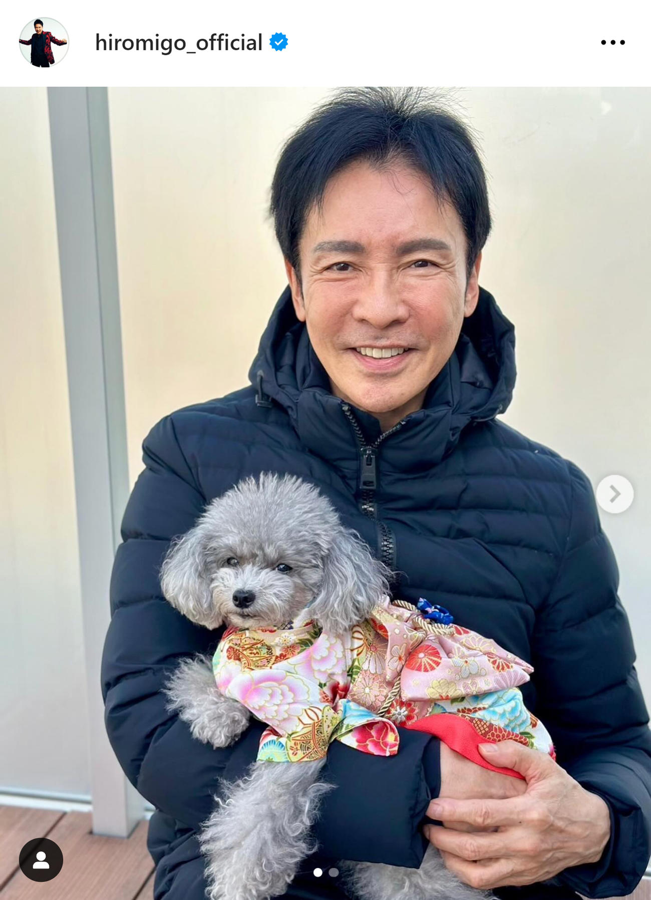 郷ひろみのインスタグラムから