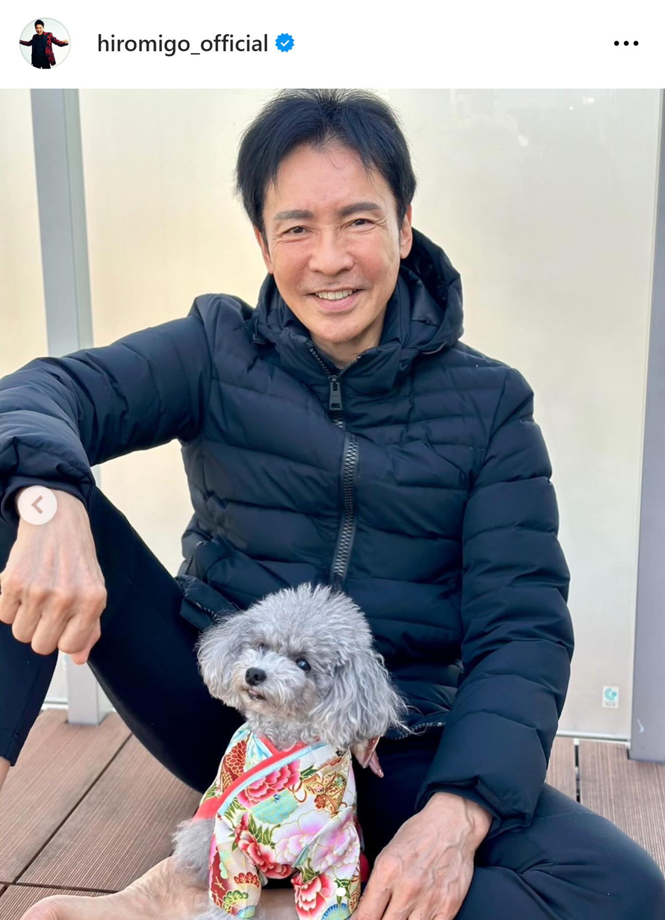 郷ひろみのインスタグラムから