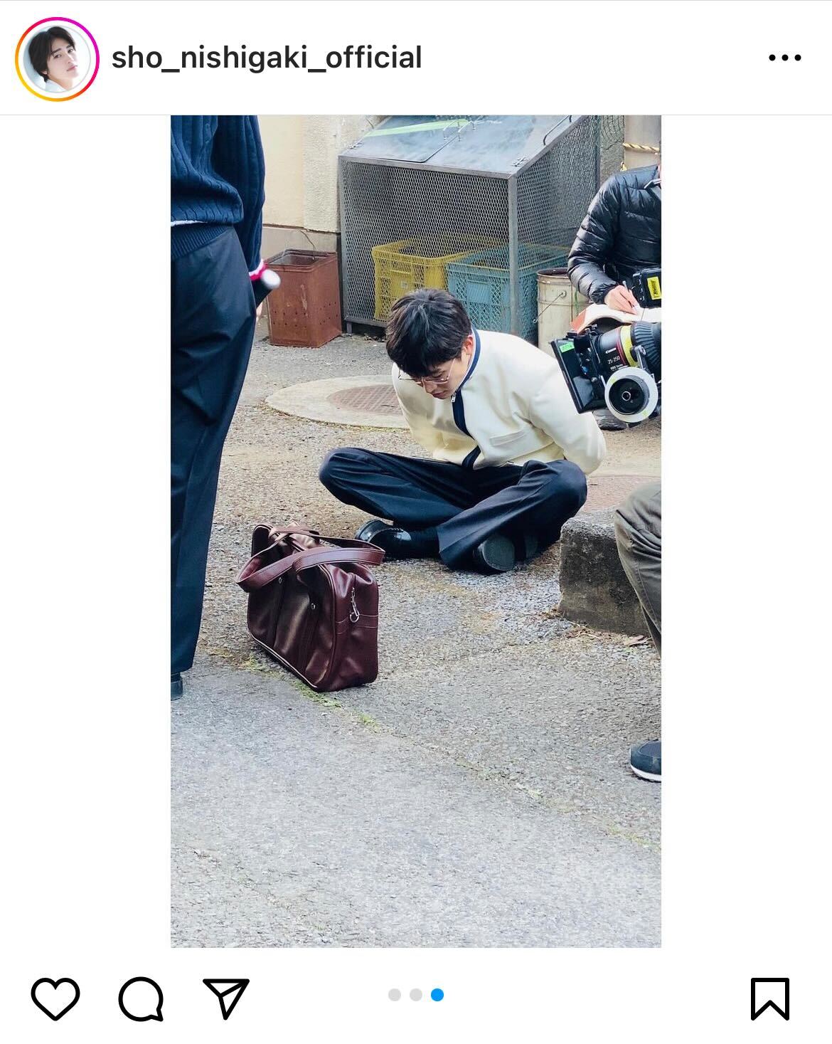 西垣匠インスタグラムから