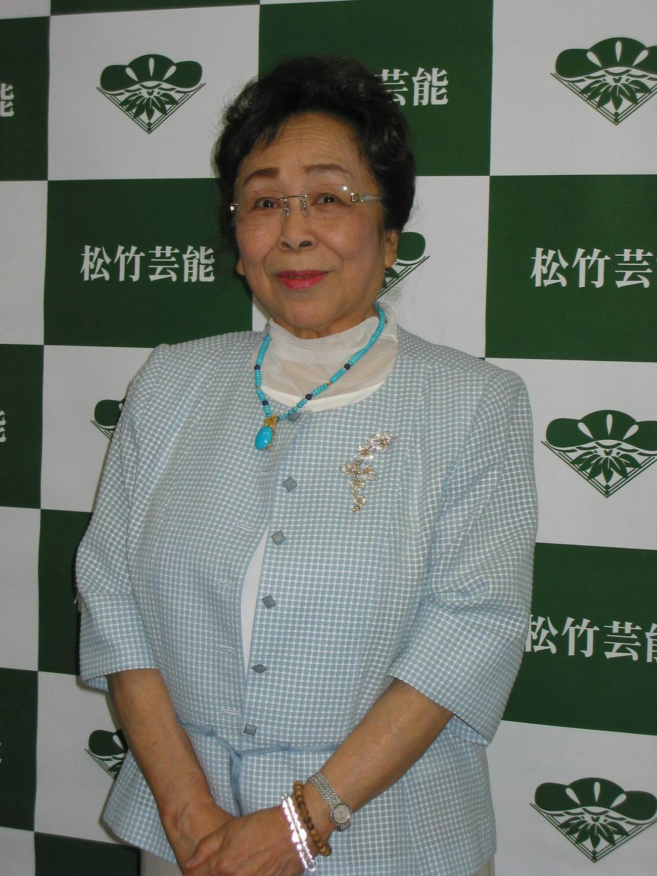 正司歌江さん（2007年6月撮影）