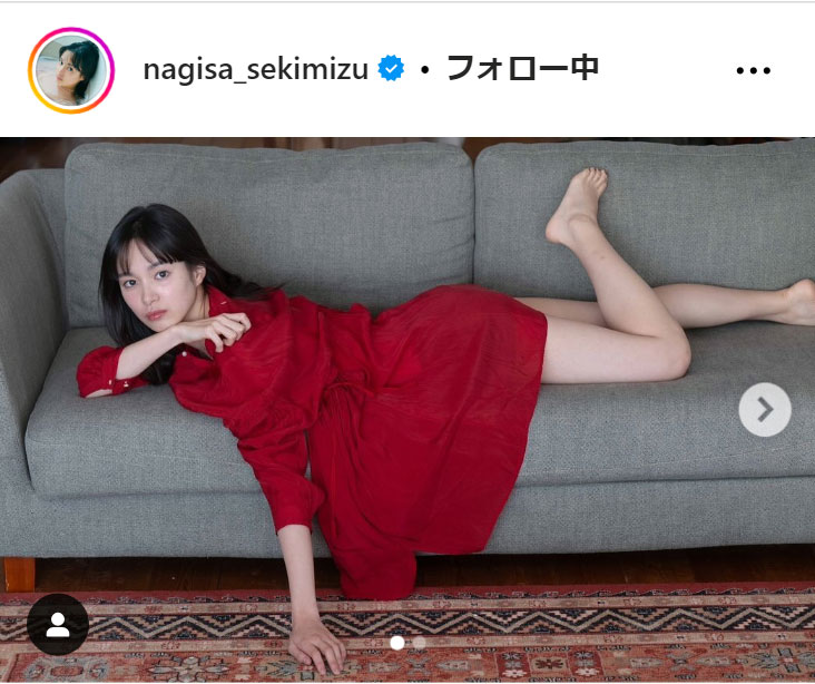 関水渚のインスタグラムから