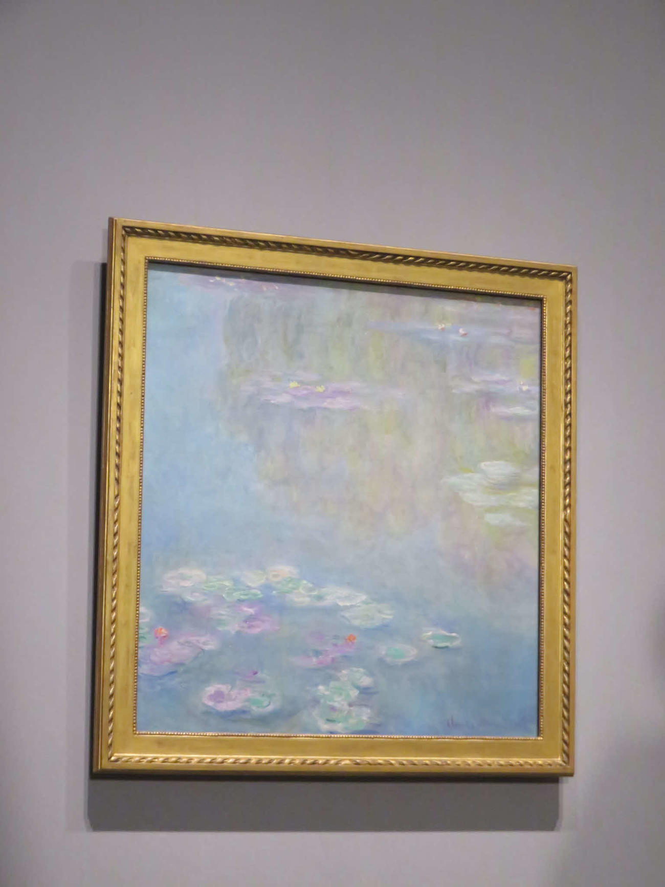 「印象派　モネからアメリカへ　ウスター美術館所蔵」に展示されるクロード・モネの「睡蓮」