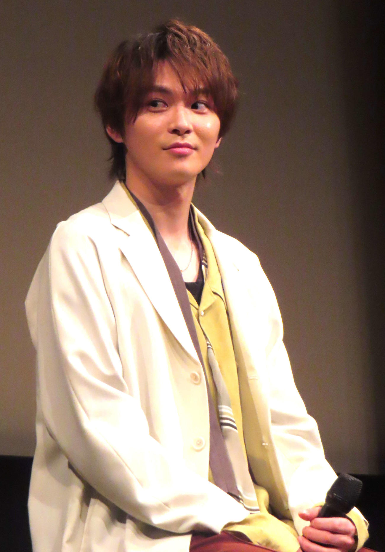 ドラマ「パーフェクトプロポーズ」完成披露試写会に登壇した金子隼也