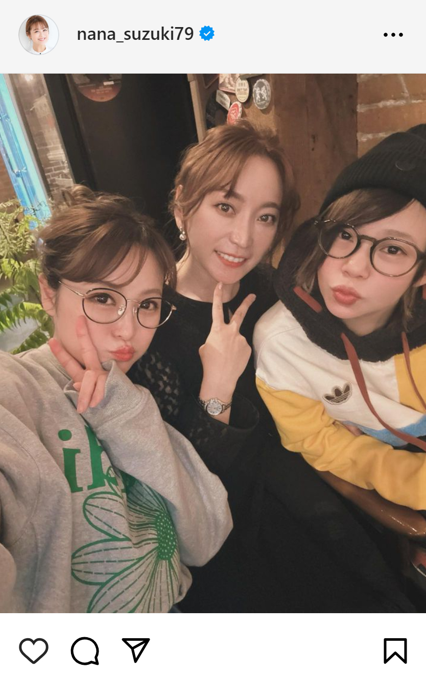 鈴木奈々のインスタグラムから