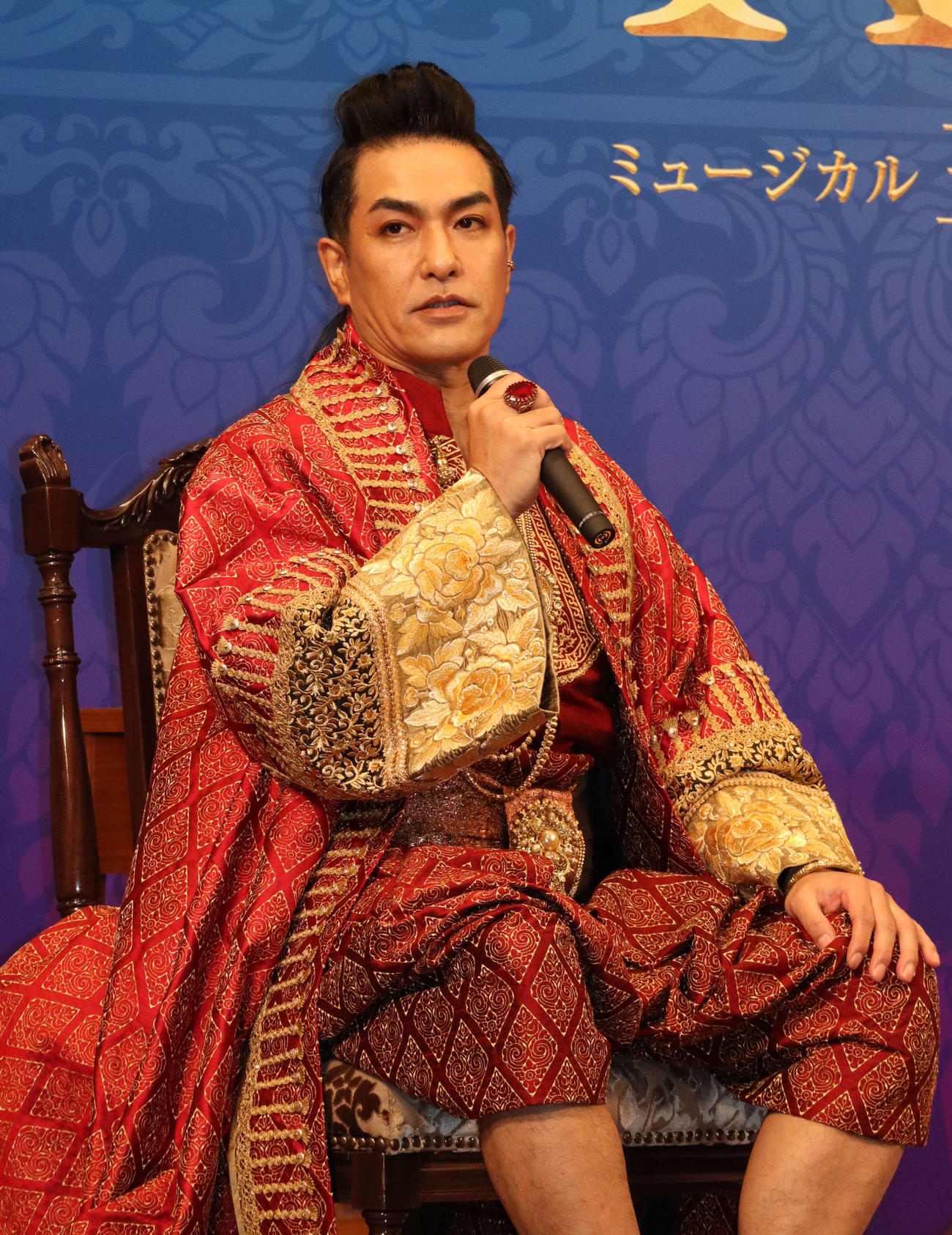 ミュージカル「王様と私」の制作会見に出席した北村一輝