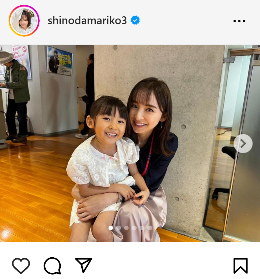 篠田麻里子のインスタグラムから