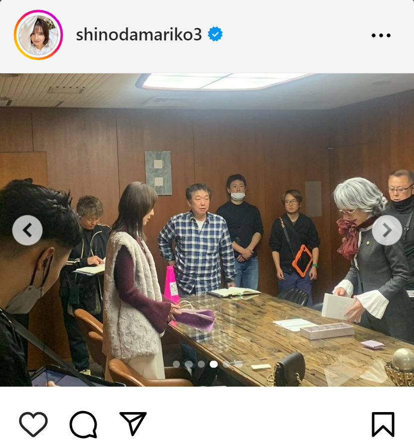 篠田麻里子のインスタグラムから
