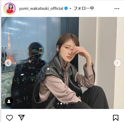 若月佑美のインスタグラムから