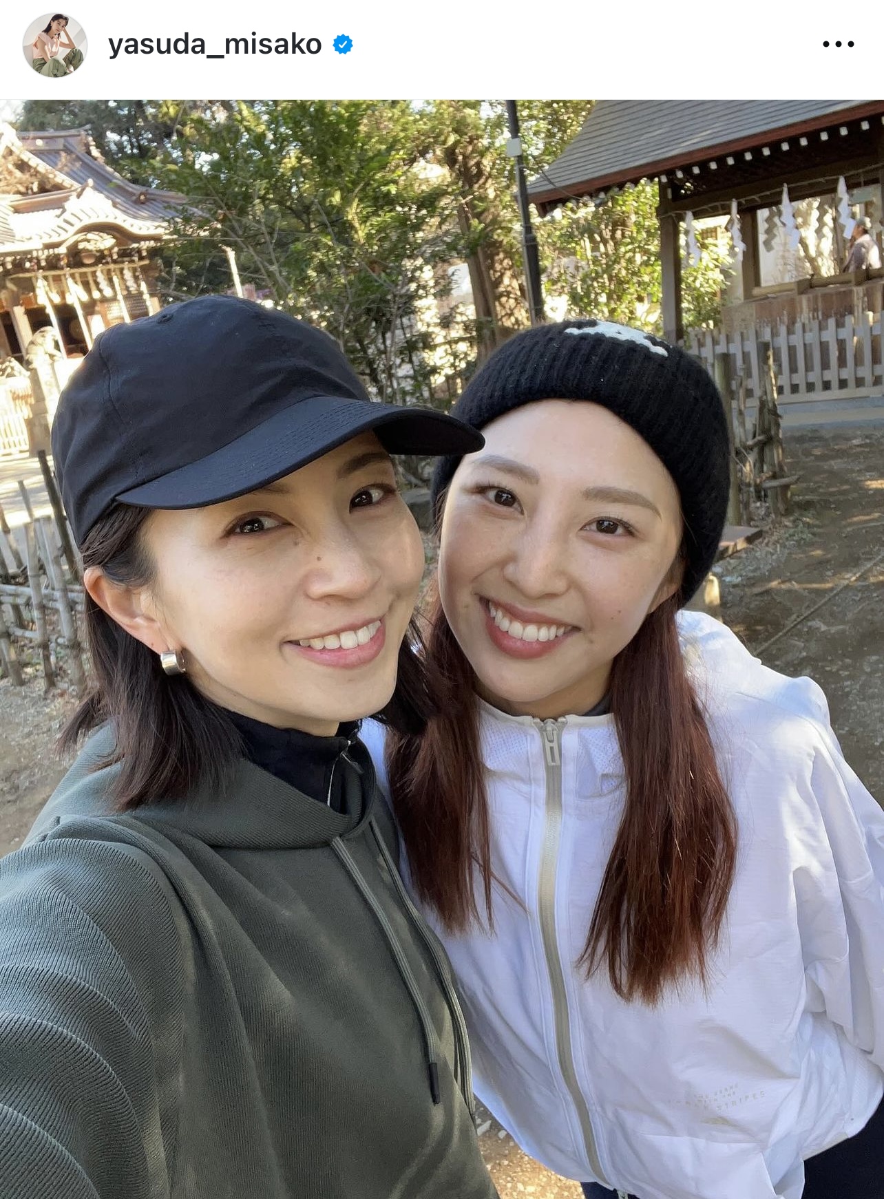 ママ友ランのようす（安田美沙子のインスタグラムから）