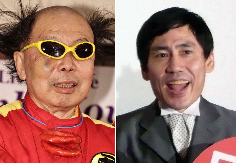 エスパー伊東さん（右）と電撃ネットワークの南部虎弾さん