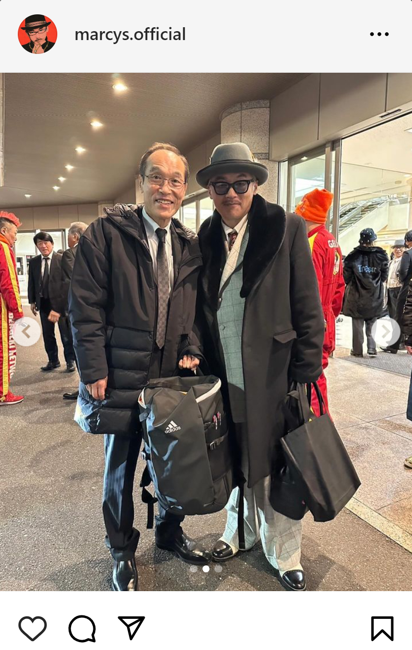 田代まさし氏のインスタグラムから