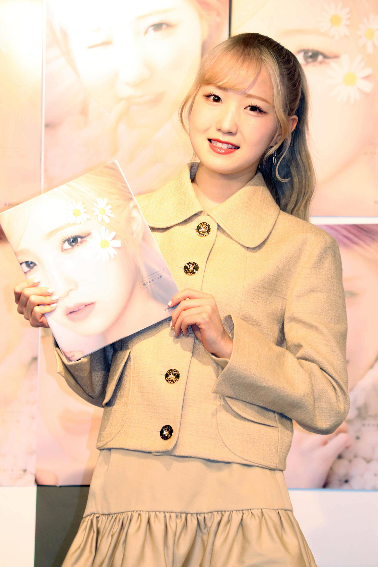 「本田仁美（AKB48）1st PHOTO BOOK明日の向こう側」（宝島社）刊行記念イベントに登壇した本田仁美（撮影・加藤理沙）