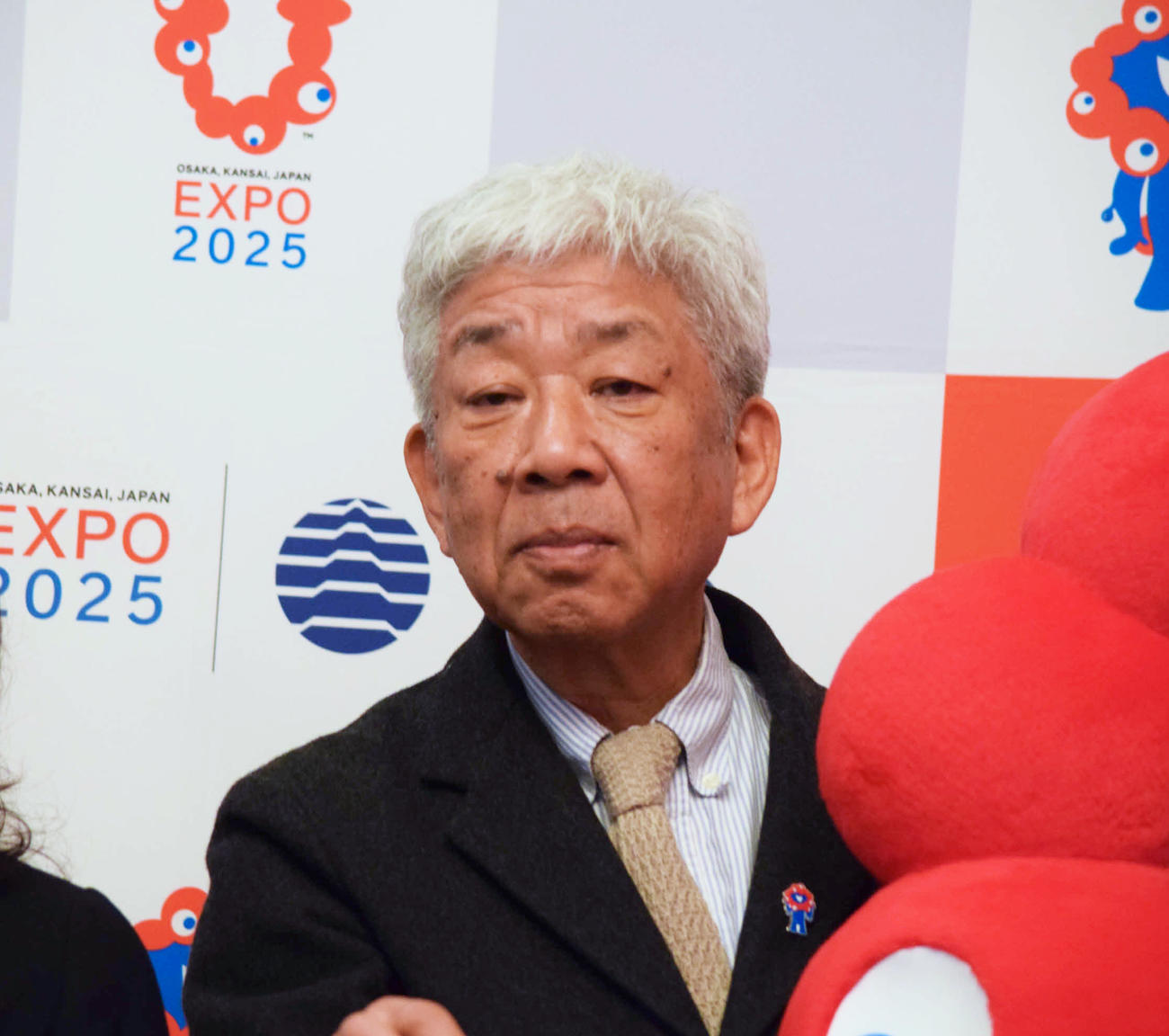 大阪・関西万博2025催事検討会議共同座長の大崎洋氏（撮影・阪口孝志）