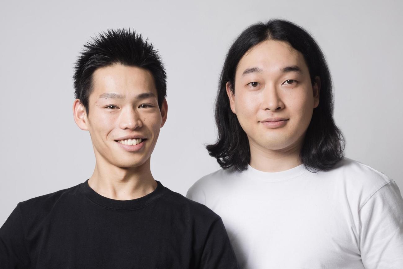 かが屋の加賀翔（左）と賀屋壮也