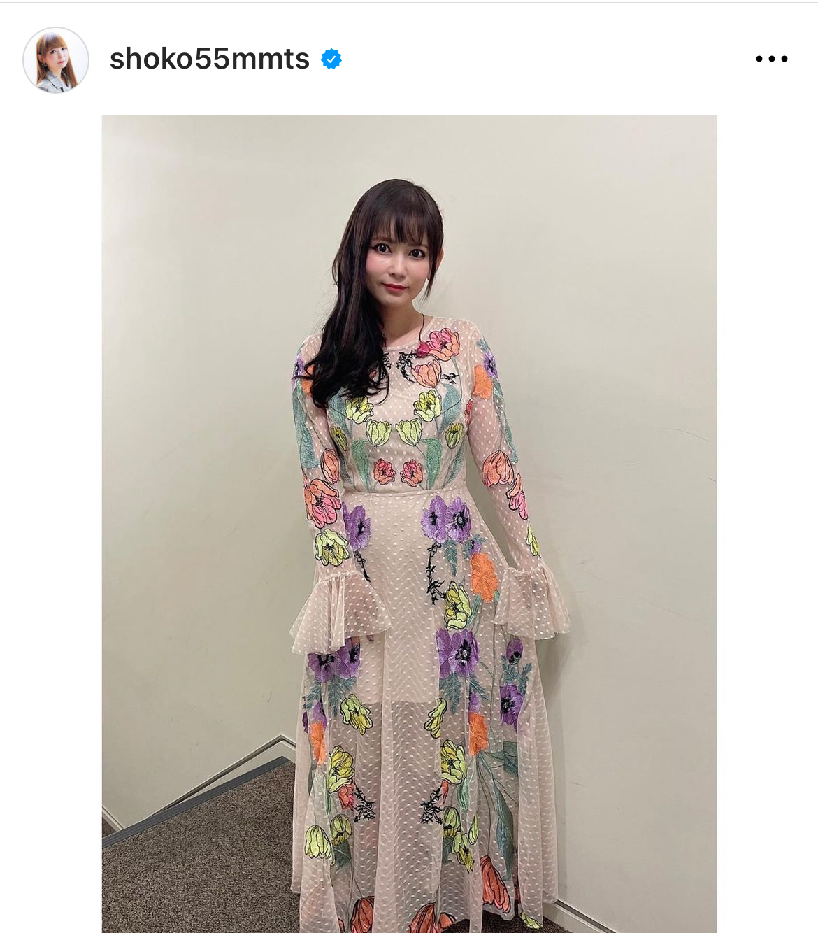 中川翔子のインスタグラムから