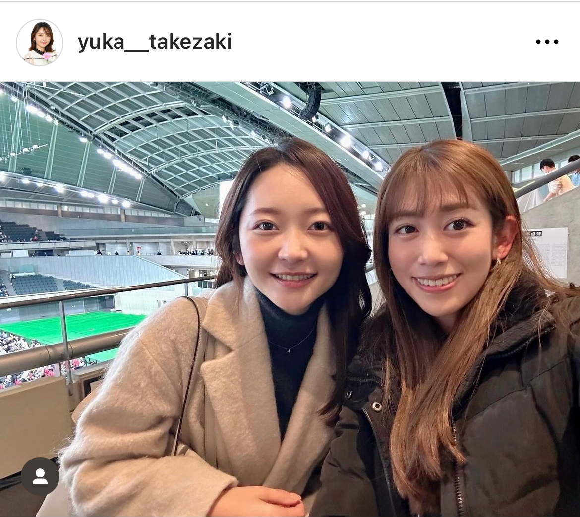 竹崎由佳アナのインスタグラムから