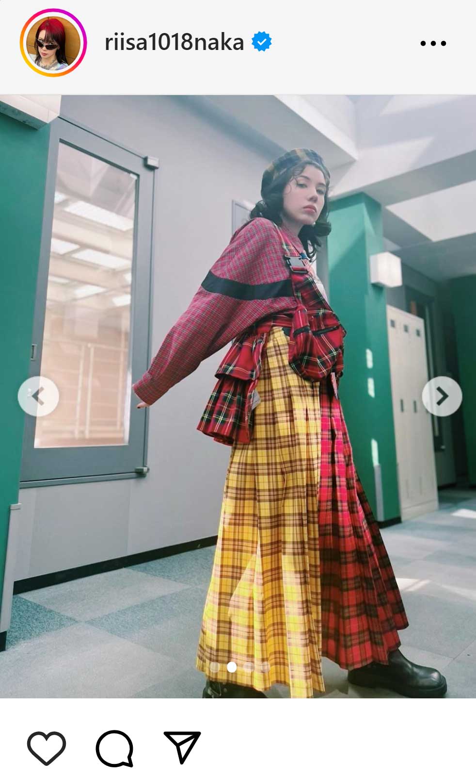 仲里依紗のインスタグラムから