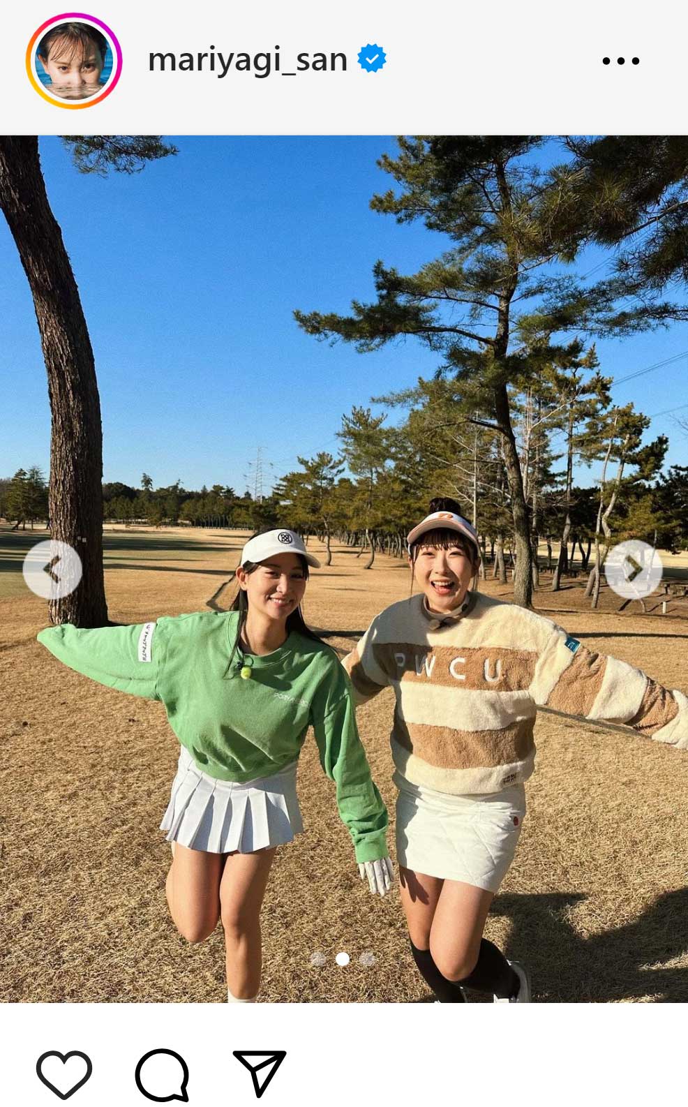 永尾まりやのインスタグラムから