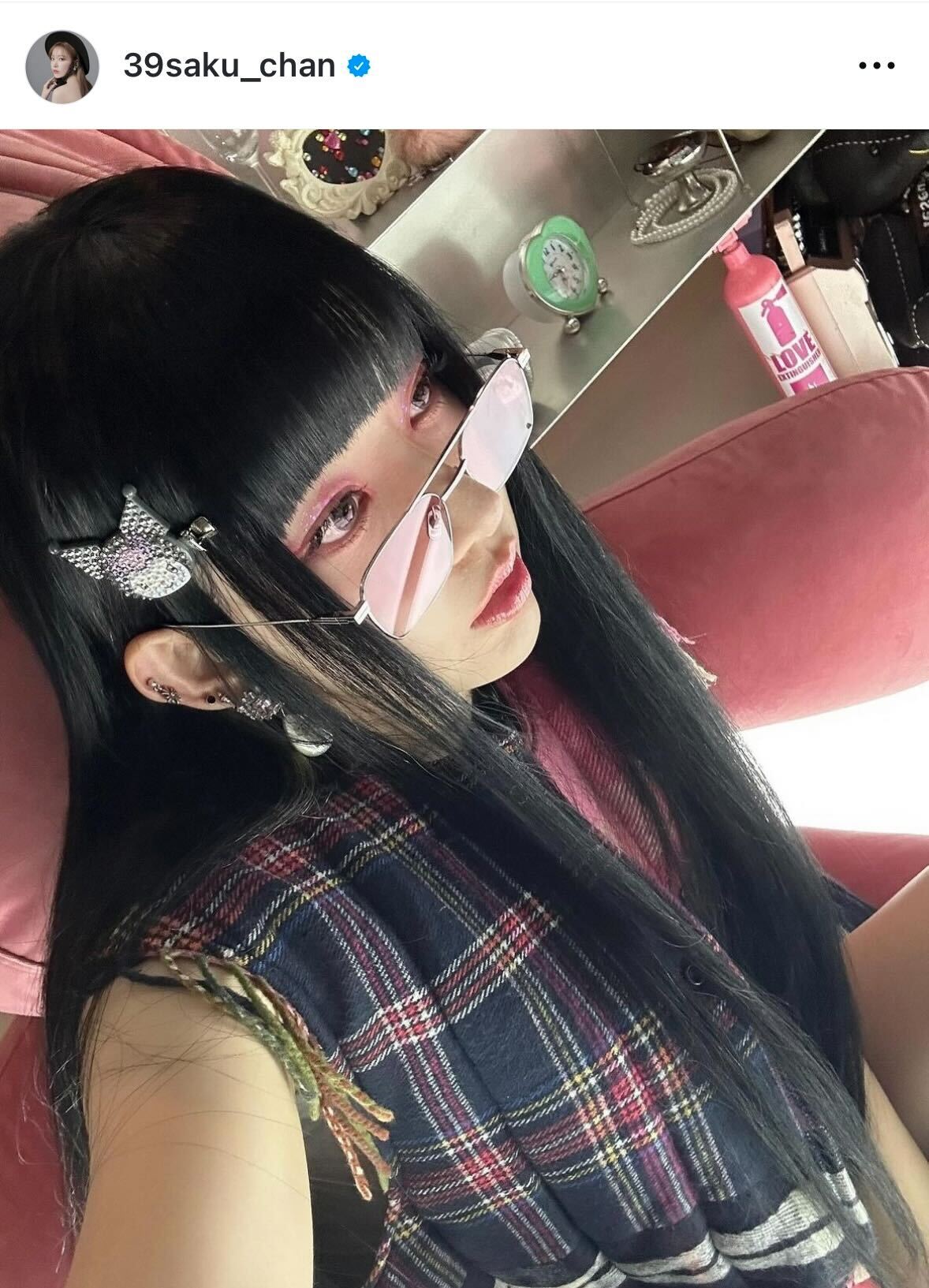 LE SSERAFIM　SAKURAのインスタグラムから