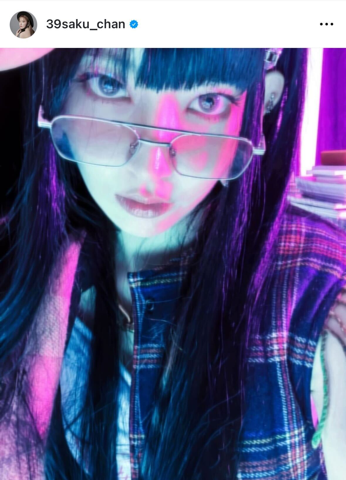 LE SSERAFIM　SAKURAのインスタグラムから