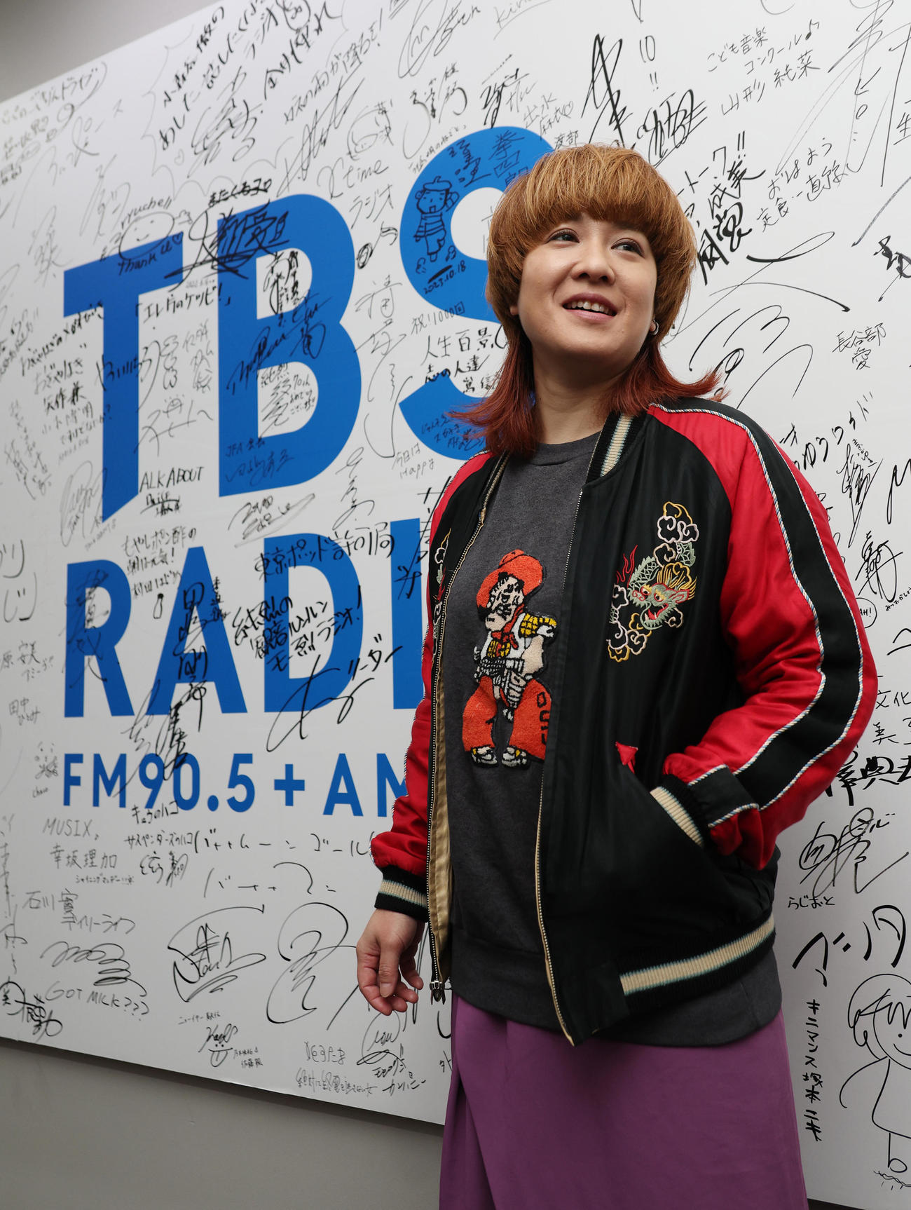 TBSラジオ新番組への意気込みを語る尼神インター渚（撮影・中島郁夫）