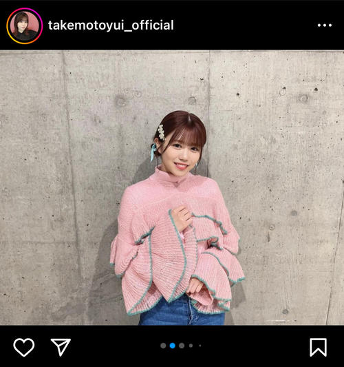 櫻坂46武元唯衣、髪飾り＆リボン姿のショット公開「なんでこんなにも